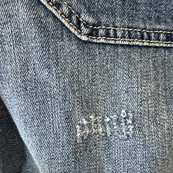 Pilcro by Anthropologie Blue Denim Overalls. Size 18. - Picture 8 of 12